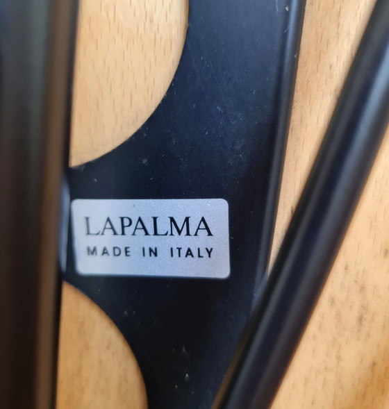 Image 1 of LaPalma Folding Chairs 2 Birch and Metal Unique