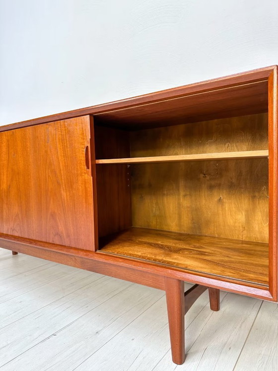Image 1 of Vintage Minimalistic Danish Teak Sideboard 60s