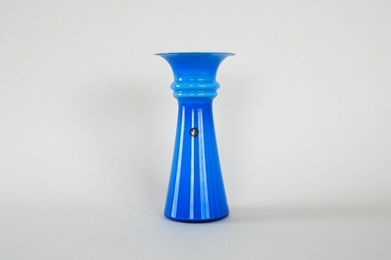 Image 1 of Glass vase, Danish design, 1980s, designer: Michael Bang, manufacturer: Royal Copenhagen