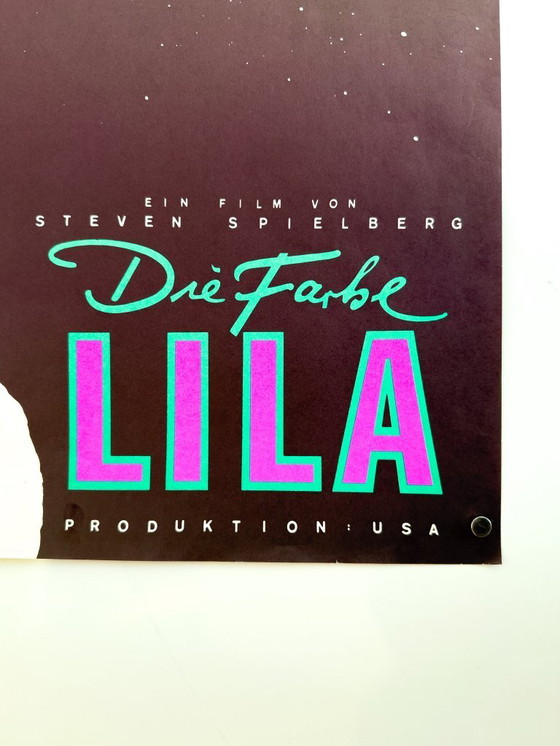 Image 1 of 🎬 Die Farbe Lila (De kleur paars) – 1987 – Originele A1-poster | Lithografische print | 84,1 × 59,4 cm | Oost-Duitsland (DDR)