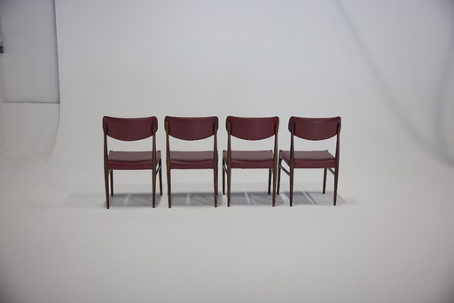 Set of 4 Vintage Dining Chairs by Topform