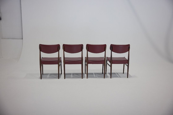 Image 1 of Set of 4 Vintage Dining Chairs by Topform