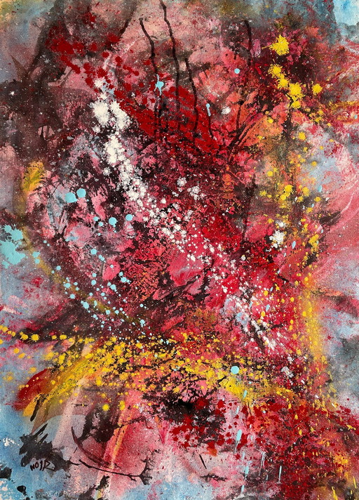 Toile d'artiste - NO1R VISUALART - Cosmic Conciousness