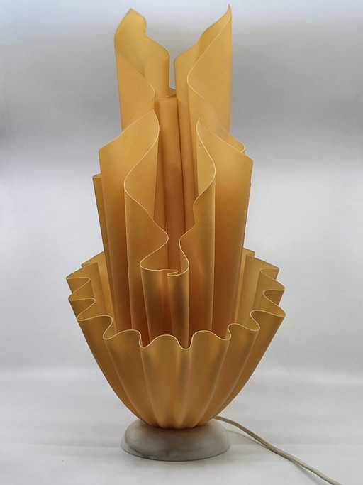 Grande Lampe Georgia Jacob Corolle Vintage par Georgia Jacob, France, 1970