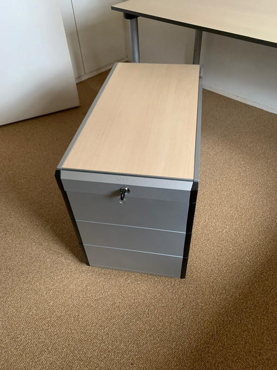 Image 1 of Gispen Next Desk With Drawer Block