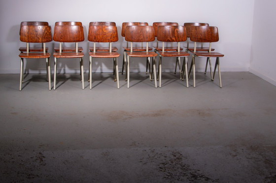 Image 1 of 12 sedie S16 di Galvanitas. Circa 1970.