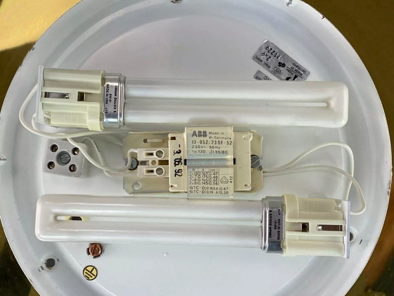 Image 1 of Années 70 Peill & Putzler Plafonnier Verre Space Design Lampe 70s