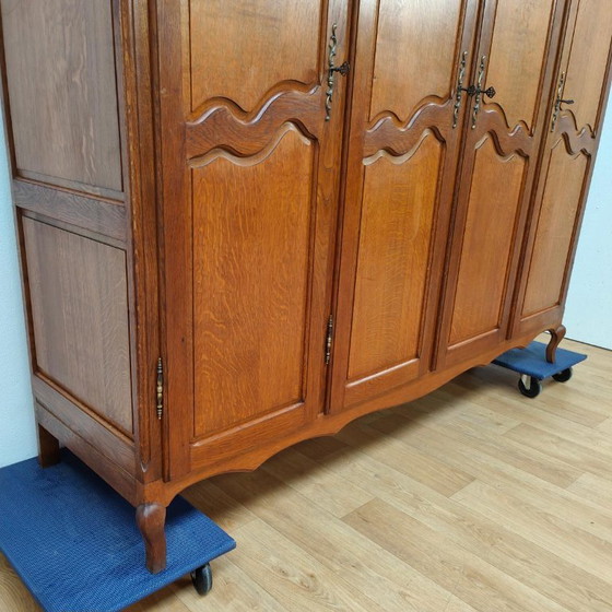 Armadio vintage smontabile, Legno, Metallo, Marrone, Klassiek (foto 7 di 8)