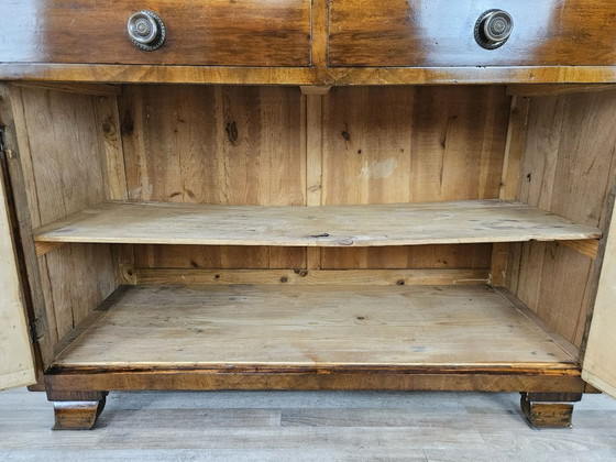 Image 1 of Art Decò sideboard in walnut burl from the 1940s