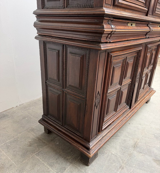 18th Century Two-Part Buffet in Walnut. – High Boards, Metal, Wood (photo 4 of 13)