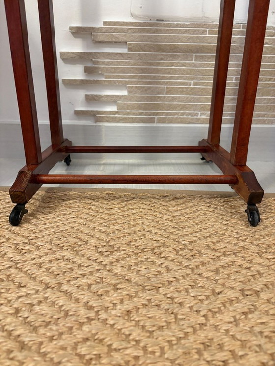 Image 1 of Fratelli Reguitti Valet stand vintage appendiabiti dress rack wooden clothes design dressboy italian organizer servomuto gentlem