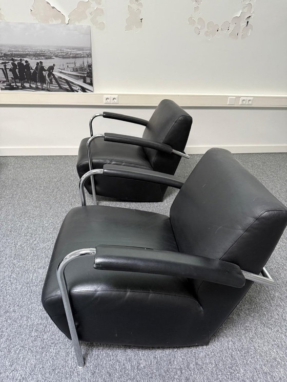 Image 1 of Set Leolux Scylla sofa and 2 chairs