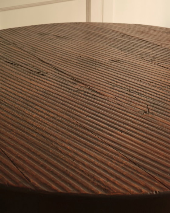 Image 1 of Table ronde en bois - 1950s 