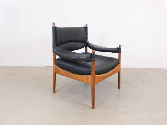 Image 1 of Vintage "Modus" fauteuil in massief teakhout van Kristian Vedel voor Willadsen Møbelfabrik, 1960