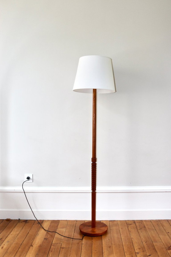 Image 1 of Vintage Scandinavian teak floor lamp, 1960
