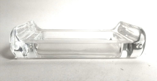 Bandeja de cristal para guardar ropa, década de 1960, 17,5 cm de ancho.