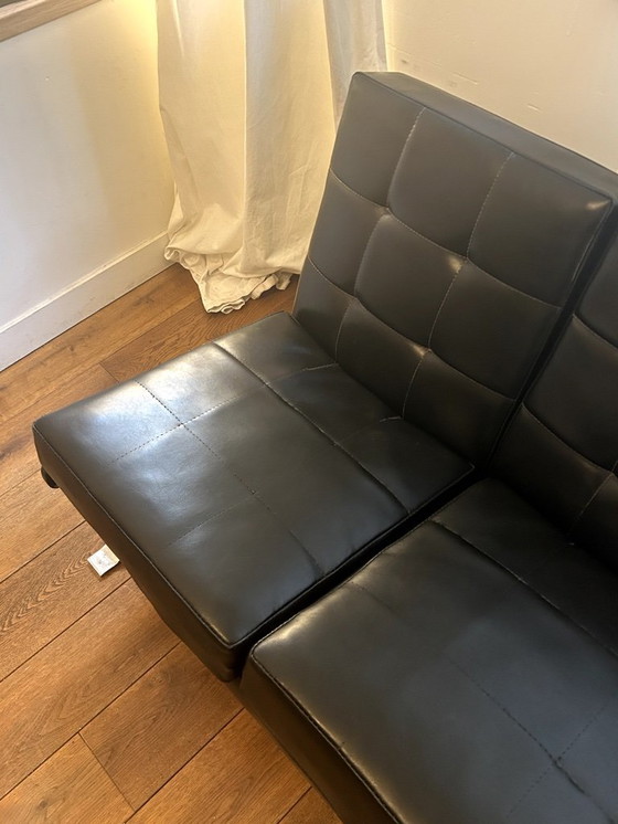 Image 1 of leather vintage sofa mid-century modern