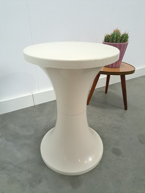 Image 1 of Plastic VEB Stool White No. 6