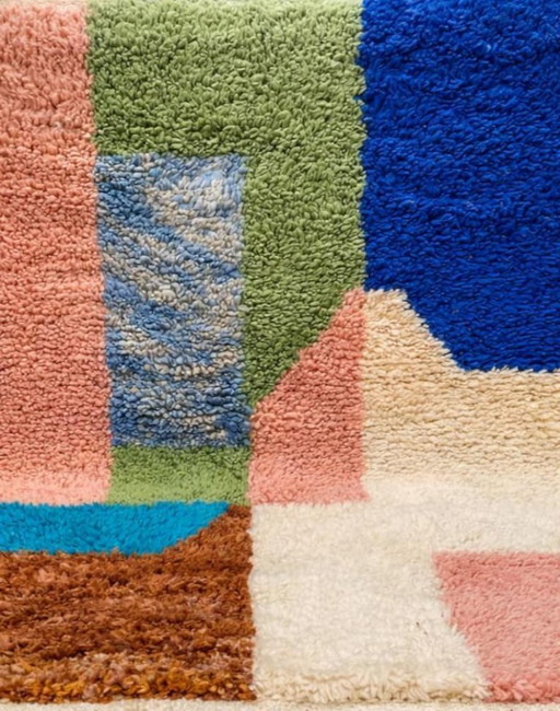 Handgeknüpfter marokkanischer Teppich, 250 cm x 150 cm