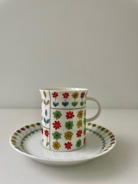 Image 1 of Rosenthal Pucci Piemonte tazze e piattini – set da 4