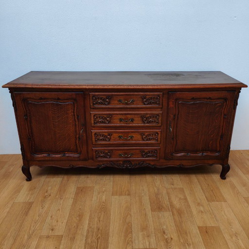 Meuble mural, buffet, commode, chiffonnier de style Louis XV vintage