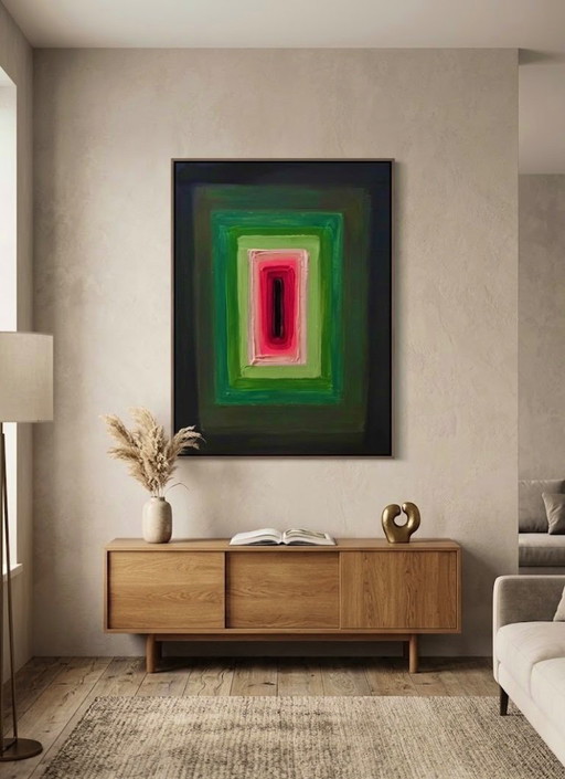 Pulsazione Cromatica I – schilderijen tekeningen, Canvas