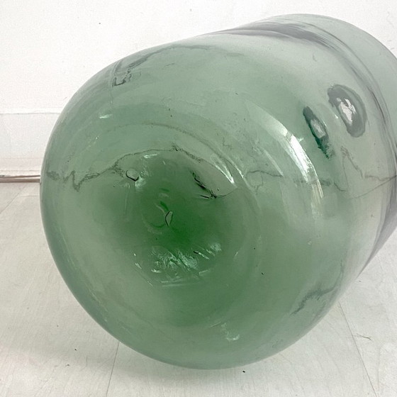 Image 1 of Damigiana vintage verde, 15 litri
