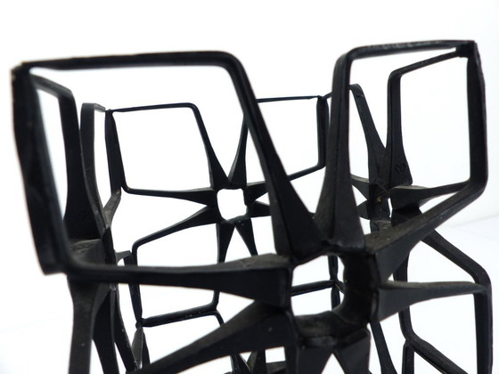 Image 1 of Brutalist Wrought Iron Candlestick, Bruce Weir, Scotland, Circa 1960