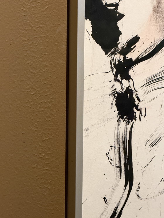 Grande dittico opera d'arte Yvon de Witte, Decorazioni murali, Alluminio, Vetro, Giallo (foto 7 di 7)
