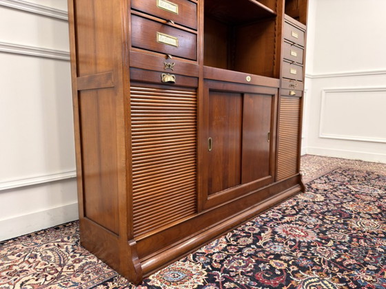 Italian Classic Assi D'Asolo Bookcase – Wood, Brass (photo 10 of 21)