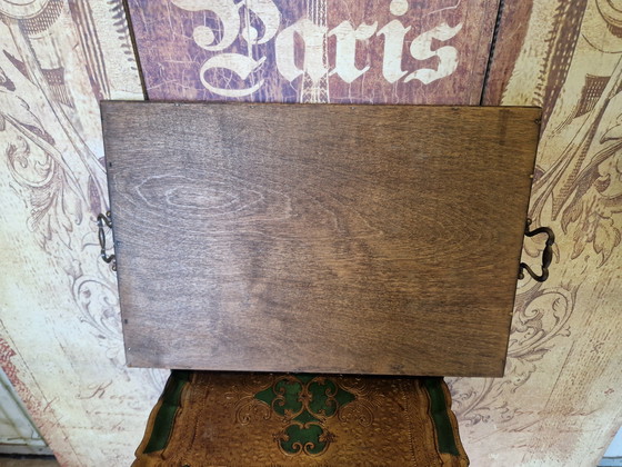 Image 1 of Old tray with tiles