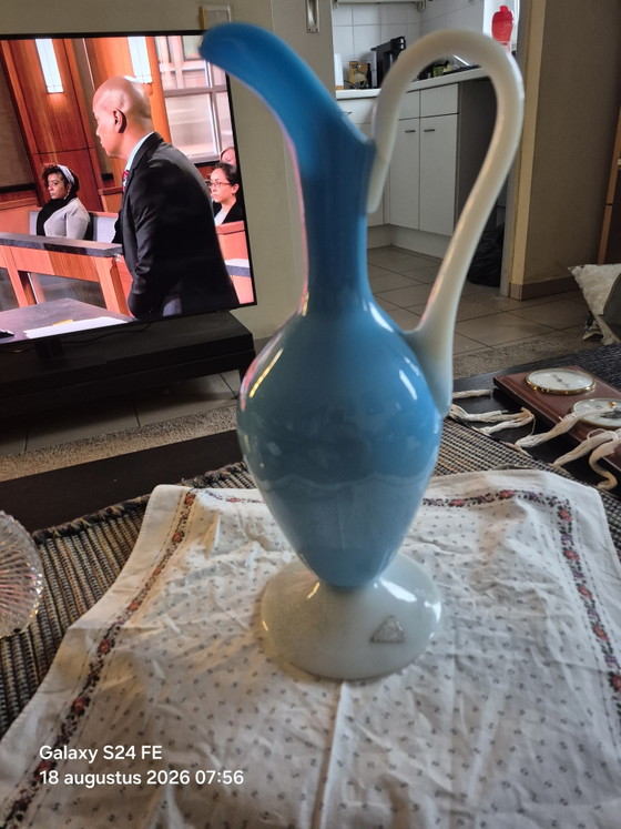Vintage Opaline Vase – stelvia, Glass (photo 4 of 5)
