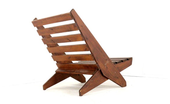 Image 1 of Chaise ciseaux vintage des années 1950