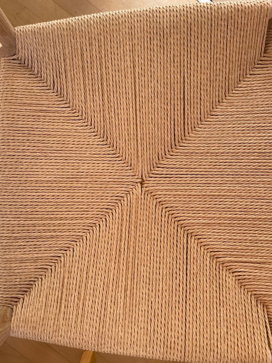 Sedia Fredericia J39, disegnata da Børge Mogensen, Rovere saponato, Sedie da pranzo, Legno, Altro, Marrone (foto 4 di 5)