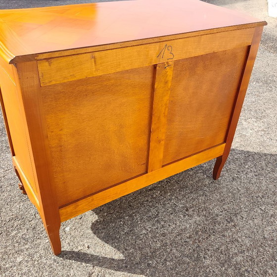 Vintage Franse ladekast van kersenhout - Commode - Louis XV-stijl - jaren 70 – Ladekasten, Metal, Other (photo 16 of 22)
