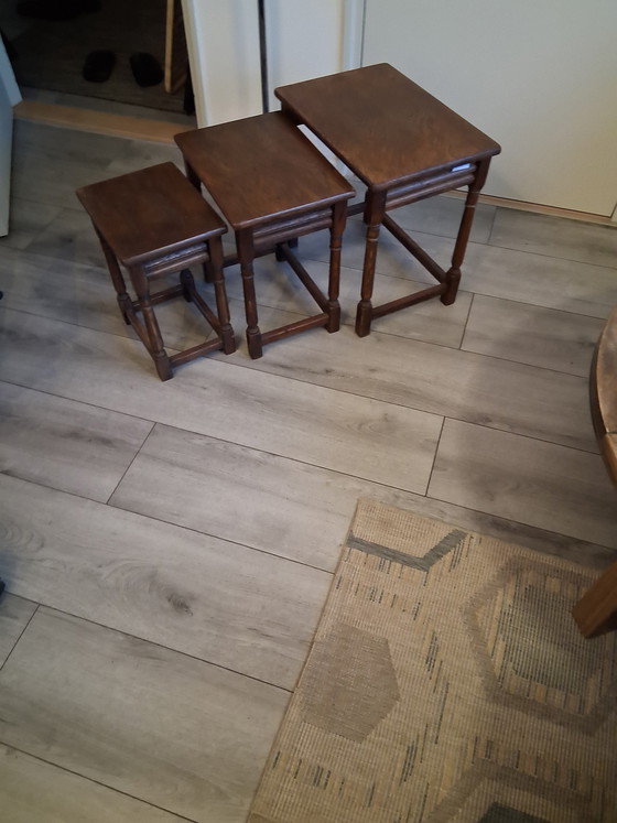Image 1 of Set van 3 prachtige bijzettafels 