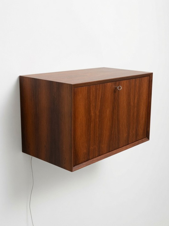 Image 1 of Mueble bar de pared de palisandro diseñado por Poul Cadovius para Cado.