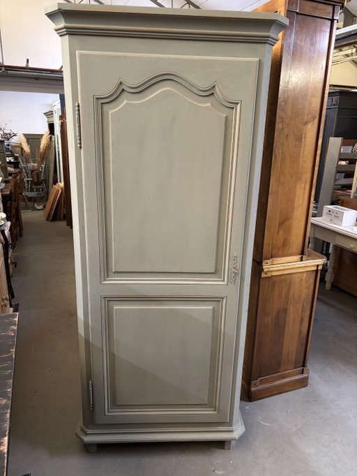 Brocante einflügeliger Schrank / Kleiderschrank / Kommode