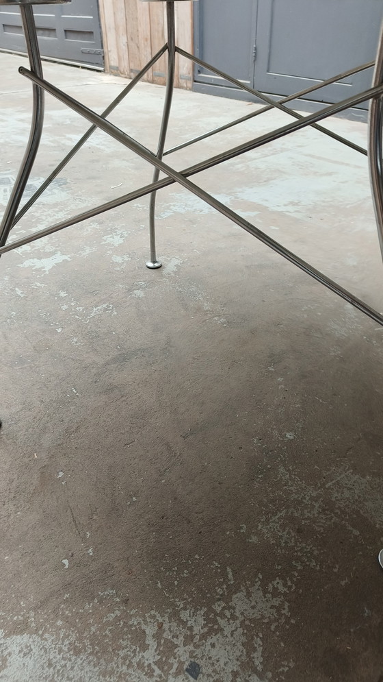 Image 1 of Round Kartell glossy table Antonnio Citterio & Löw 2001