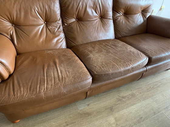 Image 1 of Poltrona Frau 3-seater sofa and 2 armchairs