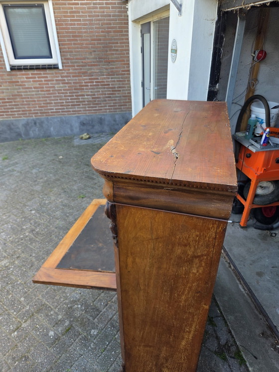 Secreter Biedermeier de caoba – Armarios de pared, Other (photo 6 of 7)