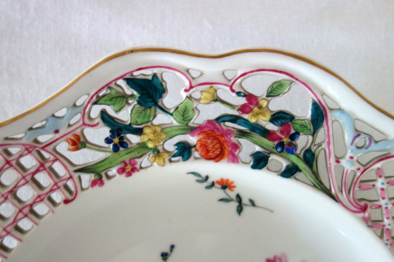Image 1 of Rares Assiettes Décoratives Murales Porcelaine Herend, Hongrie Vers 1870