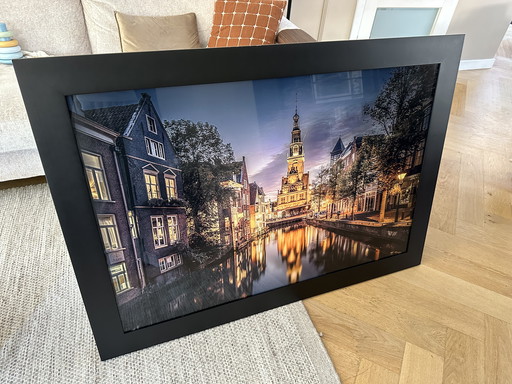 "De Waag" Alkmaar art/photography Marcel Witte 80x120cm incl. plano black frame