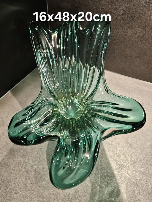 Hermoso cuenco de cristal artístico de Murano MCM