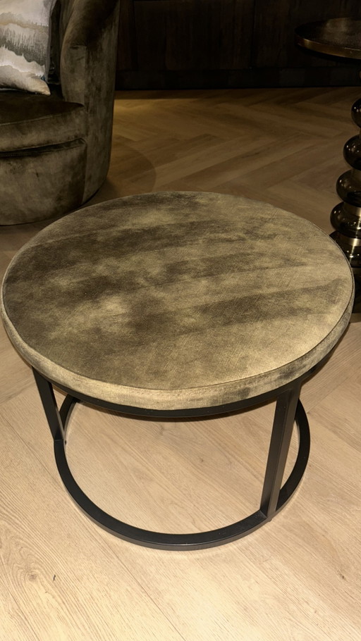 Adore Moss green coffee table as good as new – salontafels, Metal, Velvet
