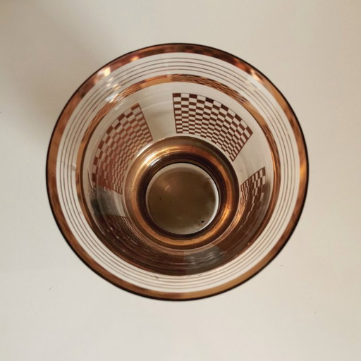 Vase ancien en cristal belge