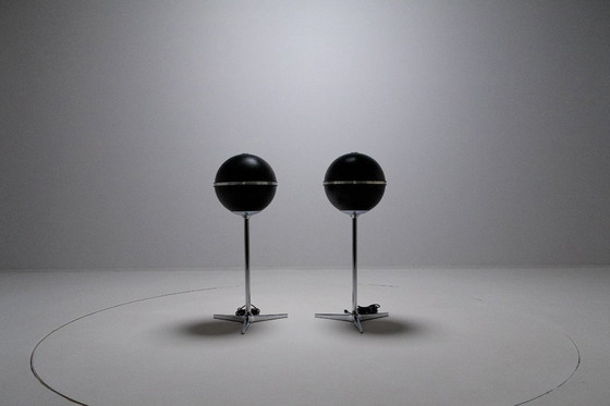 Image 1 of Grundig Audiorama luidsprekers model 7000 zwart, Duitsland, jaren 70