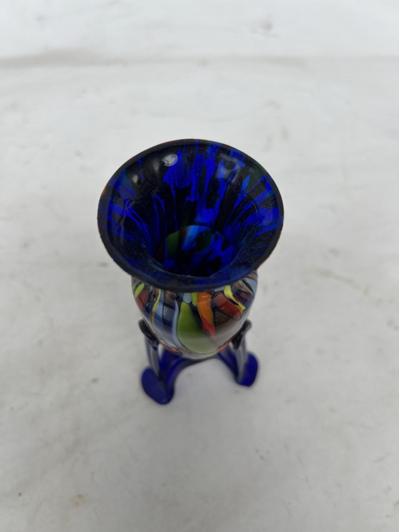 Image 1 of Vintage Fratelli Toso Murano Glass Vase
