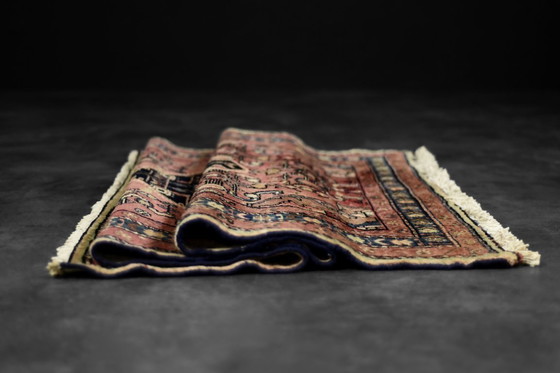 Image 1 of Tappeto vintage Zanjan Hamadan, Medio Oriente, tessuto a mano, anni '60