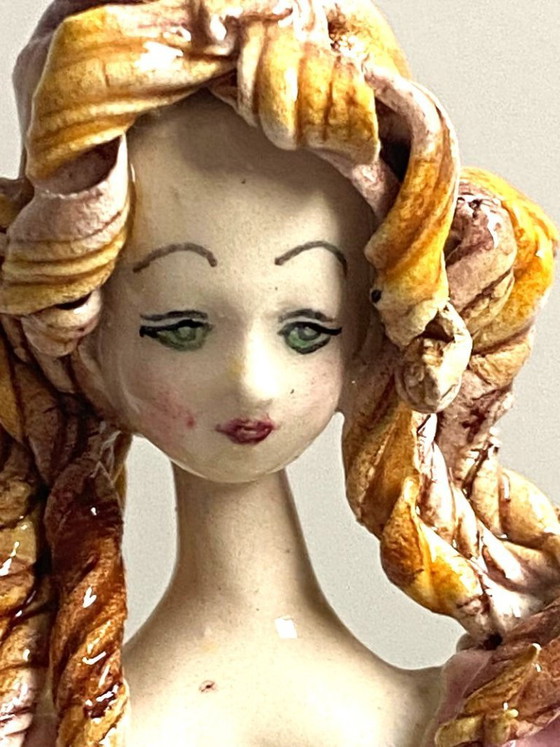 Image 1 of Collection Sujet Figurine Poupée Biscuit de Porcelaine Signée Cythère Napoléon III